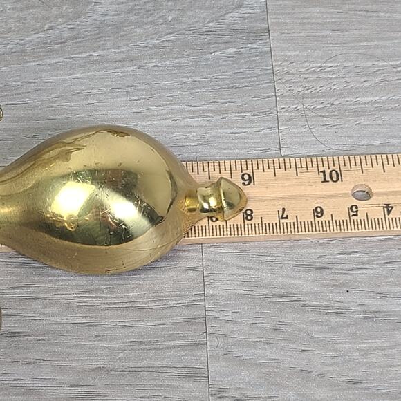 Solid Brass Ornate Wall Sconce Double Candlestick Holders Set of 2 - Picture 8 of 10